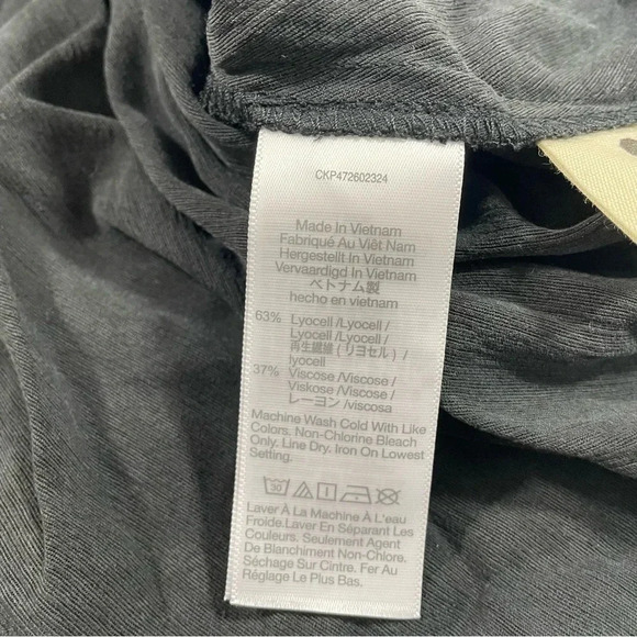 New Madewell Lusterweave Hartfield Crop Shirt Black Size XS - Picture 5 of 9